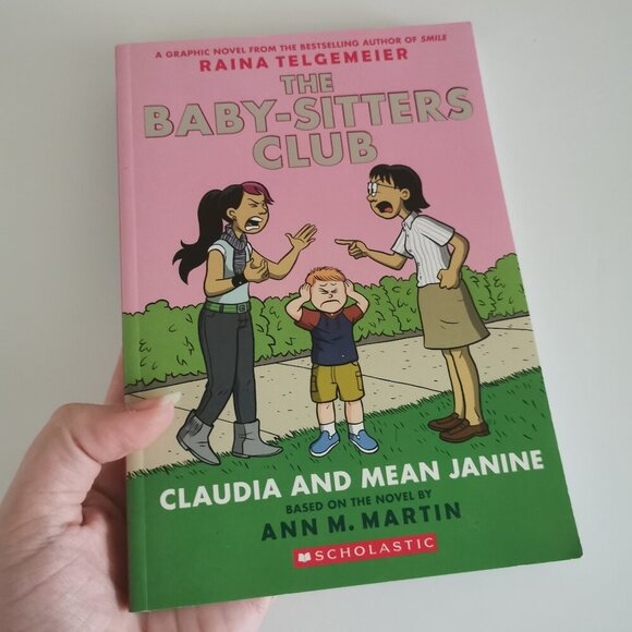 Babysitters Club Graphic Novel #4 Claudia Mean Janine Raina Telgemeier - Picture 1 of 6